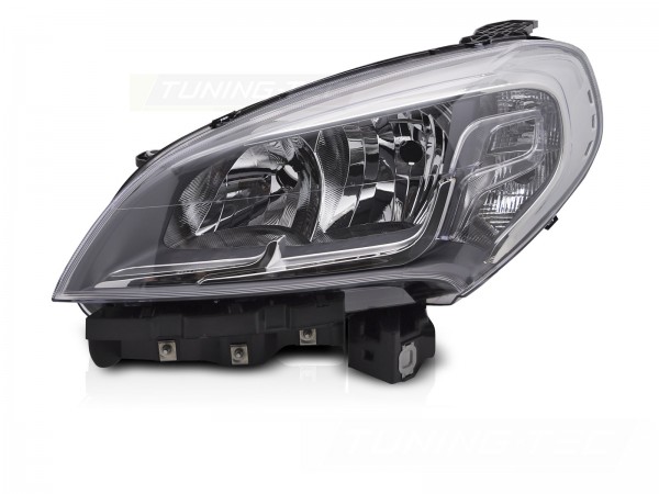 Scheinwerfer Halogen Links für Fiat Doblo 152 263 Bj. 15-22 Stellmotor DRL H7