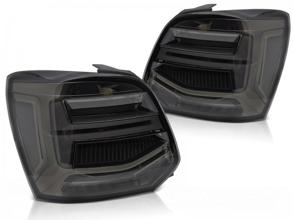 LED Lightbar Rückleuchten für VW Polo 6R 6C Bj. 09-17 Smoke