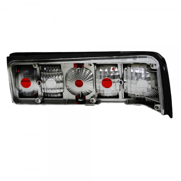 Rückleuchten Klarglas für Mercedes 190 W201 Bj. 83-93 Rot/Chrom