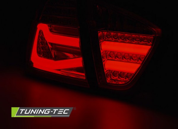 LED Lightbar Rückleuchten für BMW E90 Limo Bj. 05-08 Rot/Smoke