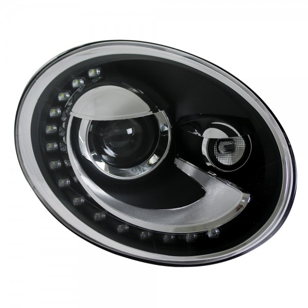 Scheinwerfer DRL LED Tagfahrlicht für VW Beetle 5C Bj. 11-19 Schwarz