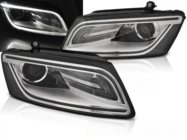 Scheinwerfer DRL LED Tagfahrlicht für Audi Q5 Bj. 12-17 Chrom