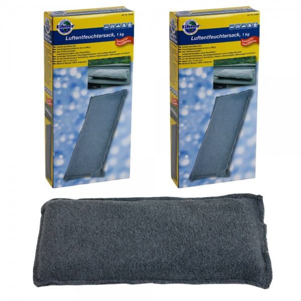 2x 1kg Luftentfeuchter Entfeuchter Granulat Auto KFZ Haus Wohnwagen und Keller