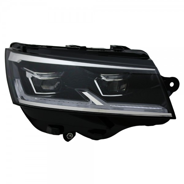 Voll LED Scheinwerfer Tagfahrlicht für VW T6.1 Bj. 19-24 Schwarz mit dynamischem Blinker
