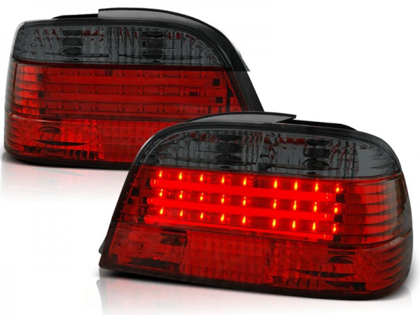 LED Rückleuchten für BMW E38 Limo Bj. 94-01 Rot/Smoke