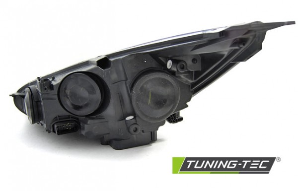 Scheinwerfer DRL LED Tagfahrlicht für Ford Focus 3 Bj. 15-18 Schwarz