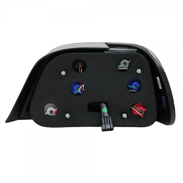 Rückleuchten Klarglas für BMW E38 Bj. 1994-2001 Rot/Chrom