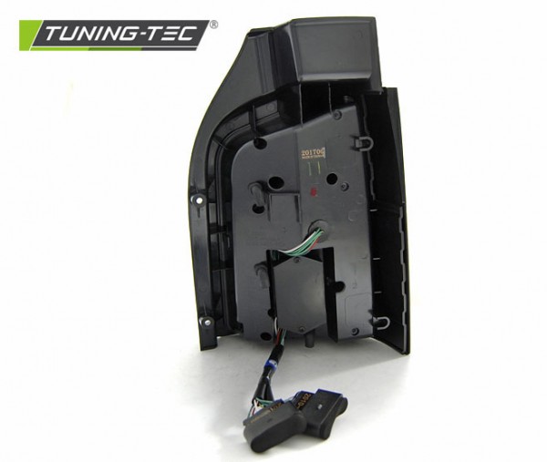 Voll LED Lightbar Rückleuchten für VW T5 / T5 GP Bj. 03-15 Smoke (Heckklappe) w.L.