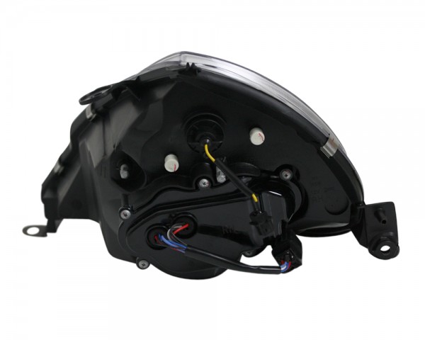 Scheinwerfer Angel Eyes für Ford KA Bj. 96-08 Schwarz