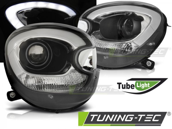 Scheinwerfer LED Tagfahrlicht Optik für Mini Countryman R60 Paceman R61 Bj. 10-14 Schwarz LTI
