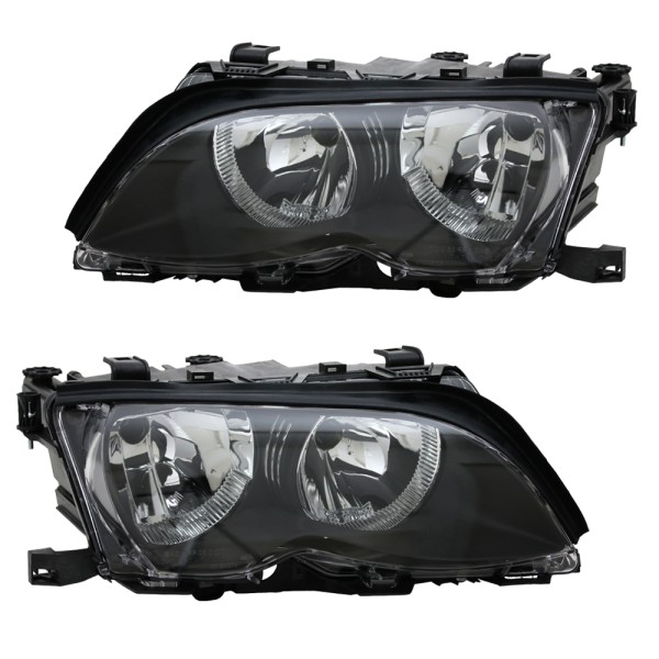 Scheinwerfer Halogen Set für BMW E46 Limo Touring Bj. 01-05 Stellmotor H7