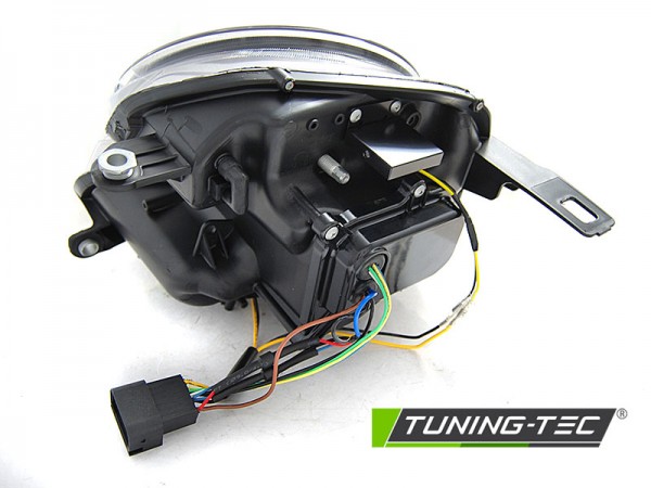 Scheinwerfer LED Tagfahrlicht Optik für Mini One Cooper Bj. 06-14 Schwarz LTI