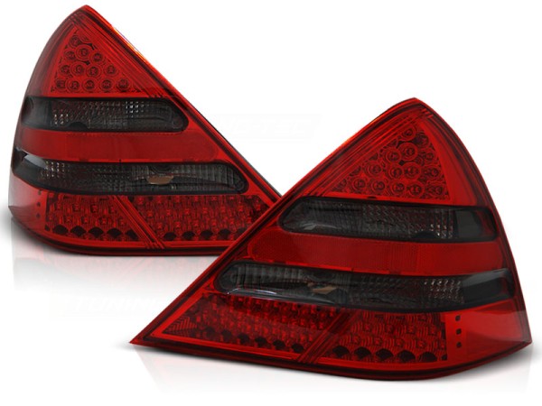 LED Rückleuchten für Mercedes SLK R170 Bj. 96-04 Rot/Smoke