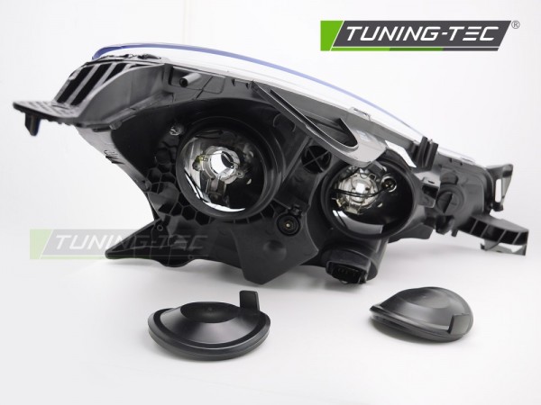 Scheinwerfer Halogen Links für Citroen C3 II DS DS3 Bj. 09-19 schwarze Blende