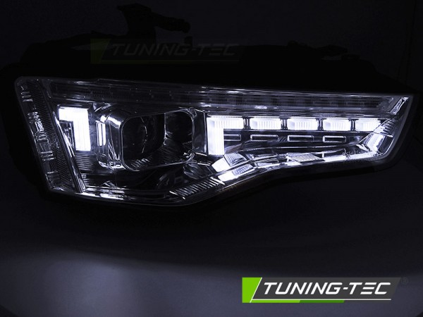 Xenon Scheinwerfer DRL LED Tagfahrlicht für Audi A5 8T 8F Facelift Bj. 11-16 Chrom