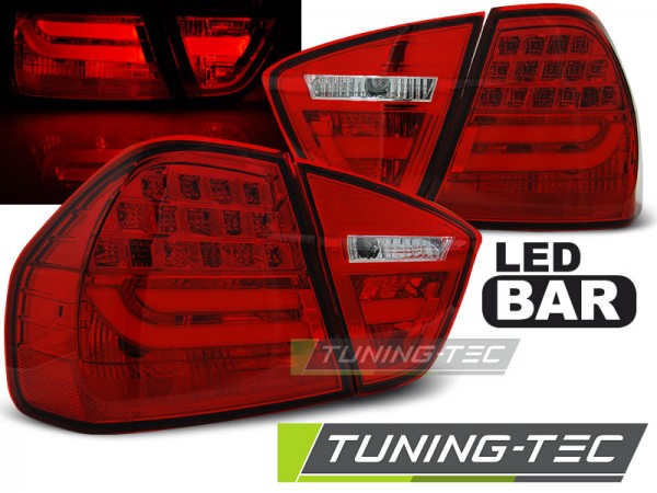 LED Lightbar Rückleuchten für BMW E90 Limo Bj. 05-08 Rot