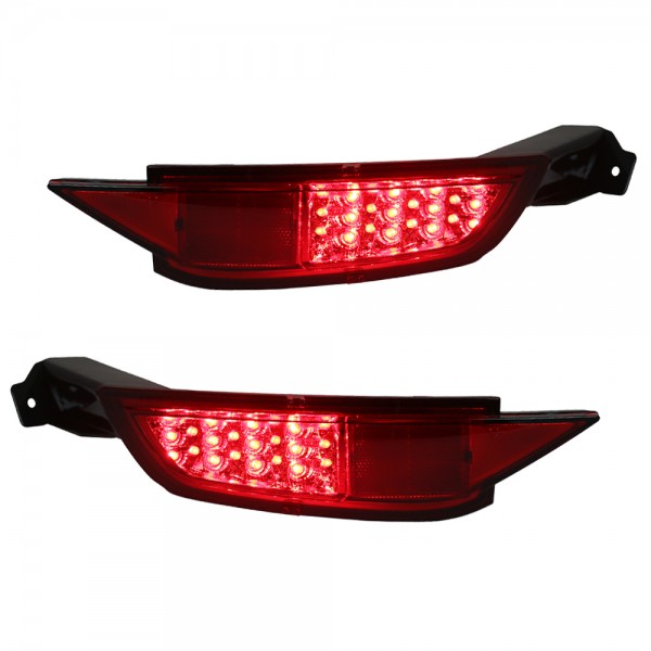 LED Nebelschlussleuchte für Ford Fiesta VI MK7 Bj. 08-17 Rot