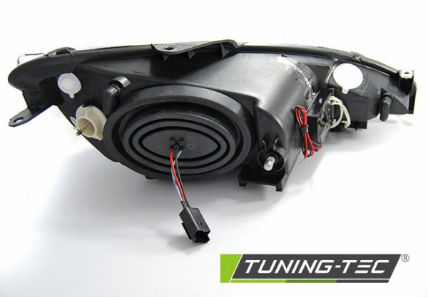 Scheinwerfer CCFL Angel Eyes für Peugeot 206 Bj. 98-06 Schwarz