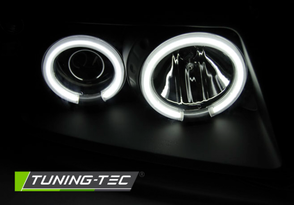 Scheinwerfer CCFL Angel Eyes für Audi A3 8L Bj. 96-00 Schwarz