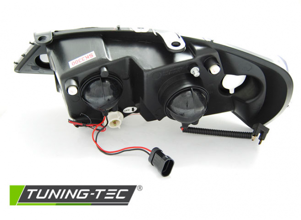 Scheinwerfer CCFL Angel Eyes für Opel Astra G Bj. 98-05 Schwarz