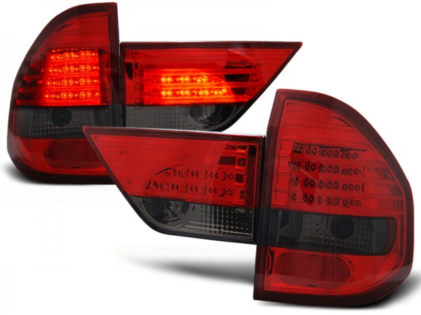 LED Rückleuchten für BMW X3 E83 Bj. 04-06 Rot/Smoke