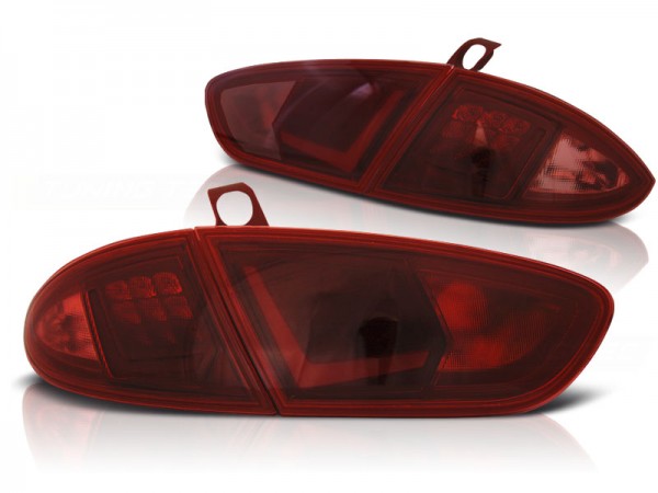 LED Lightbar Rückleuchten für Seat Leon 1P1 Facelift Bj. 09-12 Rot