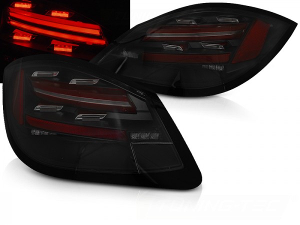 Voll LED Rückleuchten für Porsche Boxster 987 + Cayman Facelift Bj. 09-12 Smoke