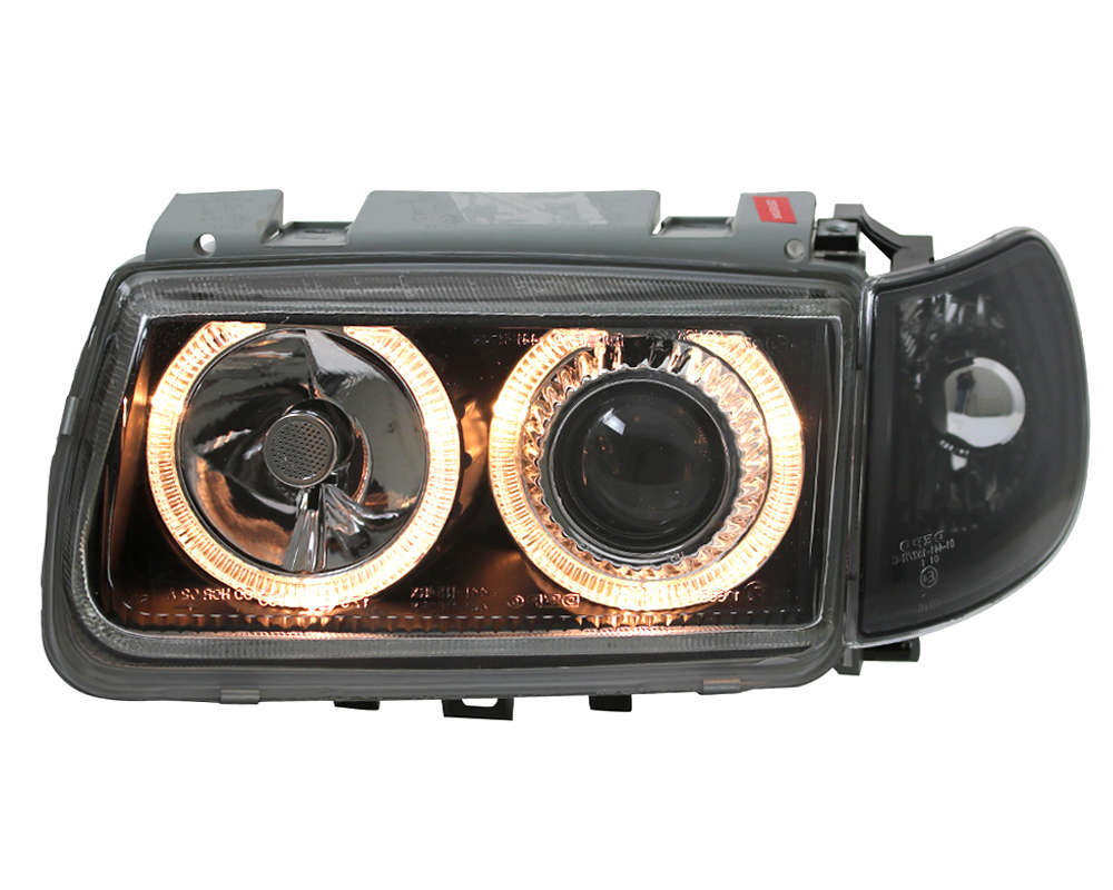 Scheinwerfer Angel Eyes VW Polo 6N Bj. 94-99 Schwarz