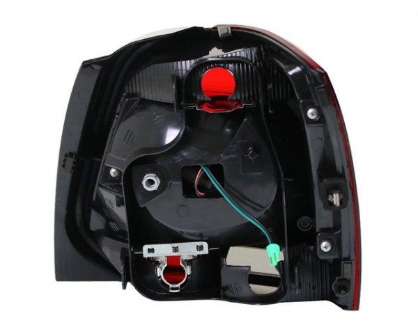 LED Lightbar Rückleuchten für VW Polo 6R Bj. 09-14 Rot/Smoke