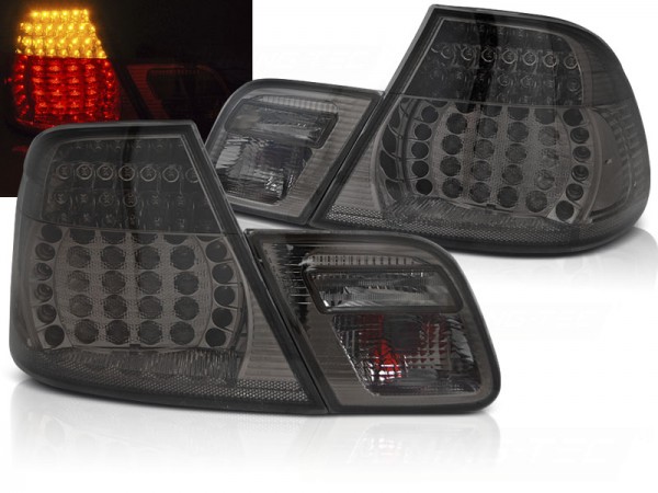 LED Rückleuchten für BMW E46 Coupe Bj. 99-03 Smoke dynamischer Blinker