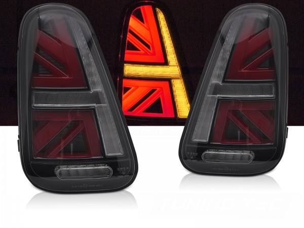 LED Rückleuchten für Mini Cooper R50 R52 R53 Bj. 01-06 Smoke Union Jack Design