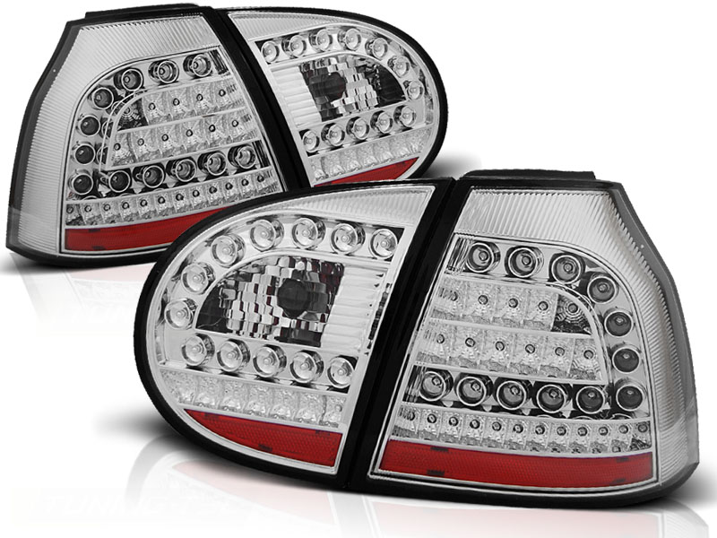 LED Rückleuchten für VW Golf 5 (V) Limo Bj. 03-09 Chrom