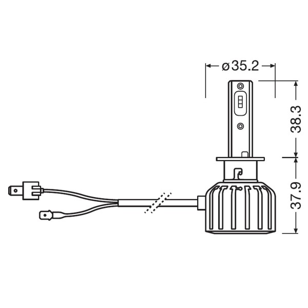 OSRAM Night Breaker H1 LED Glühlampe +220% Scheinwerfer Straßenzulassung 6000K