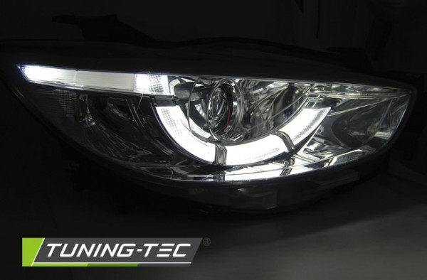 Xenon Scheinwerfer DRL LED Tagfahrlicht für Mazda CX5 Bj. 11-15 Chrom