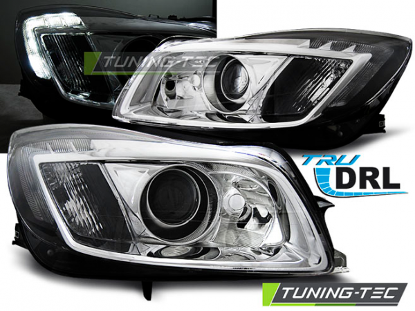 Scheinwerfer DRL LED Tagfahrlicht für Opel Insignia Bj. 08-12 Chrom