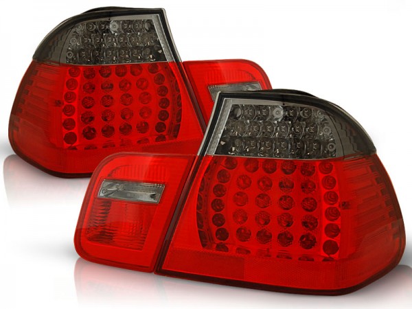 LED Rückleuchten für BMW E46 Limo Bj. 98-01 Rot/Smoke
