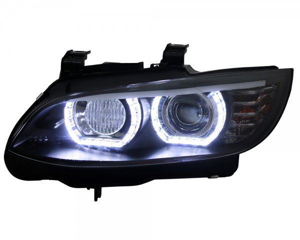 Xenon Scheinwerfer DRL LED Tagfahrlicht für BMW E92 E93 mit AFS Bj. 05-10 Schwarz