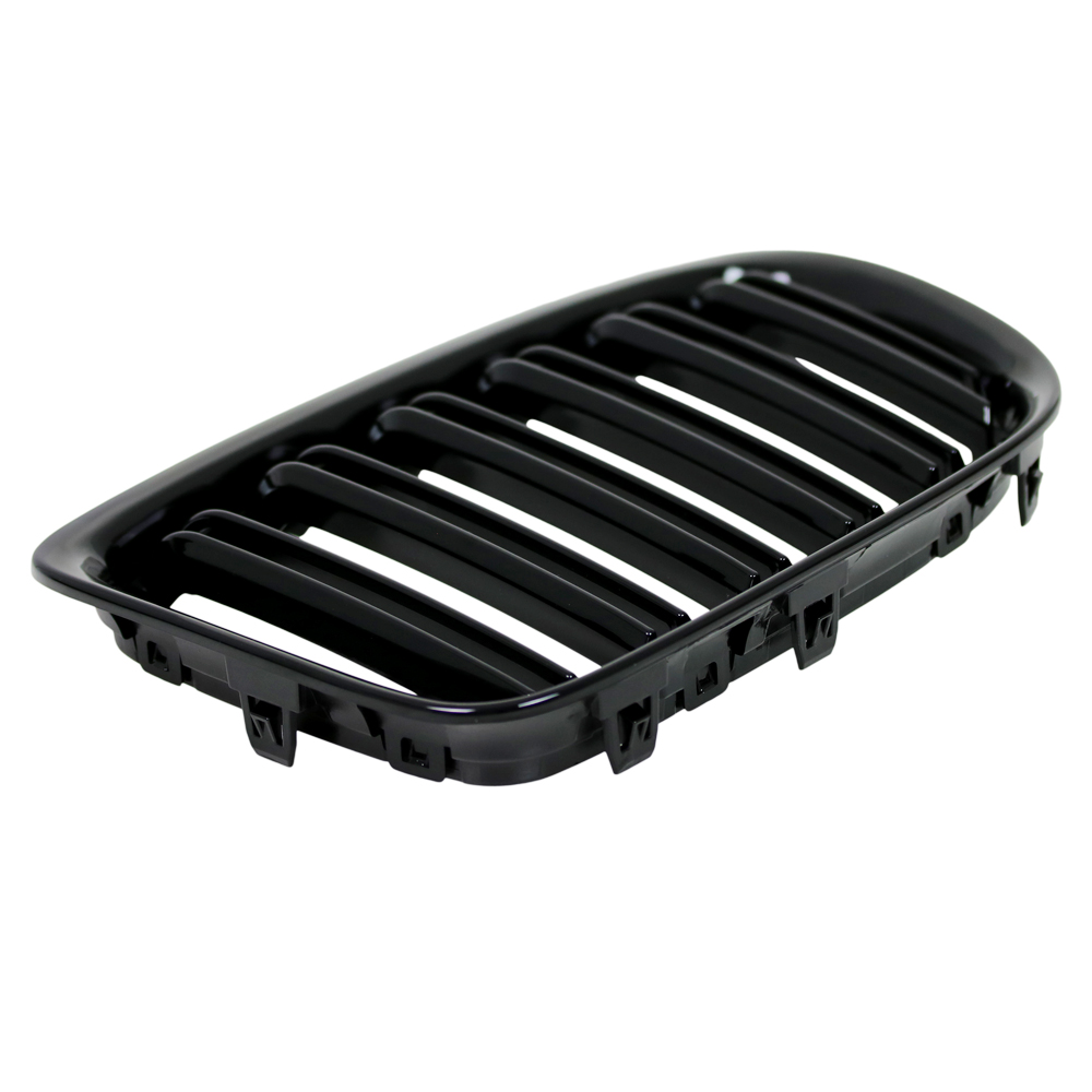 Nieren Kühlergrill Grill für BMW X1 E84 Bj. 09-15 Schwarz Doppelsteg Klavierlack