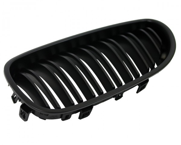 Nieren Kühlergrill Grill für BMW E60 E61 Limo Touring Bj. 03-10 Schwarz Doppelsteg