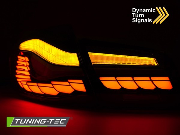 Voll LED Rückleuchten für BMW F10 Limo Bj. 10-16 Smoke in OLED Technik dynamischer Blinker