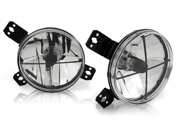 Fernscheinwerfer für VW Golf 1 Golf 2 Chrom mit Fadenkreuz