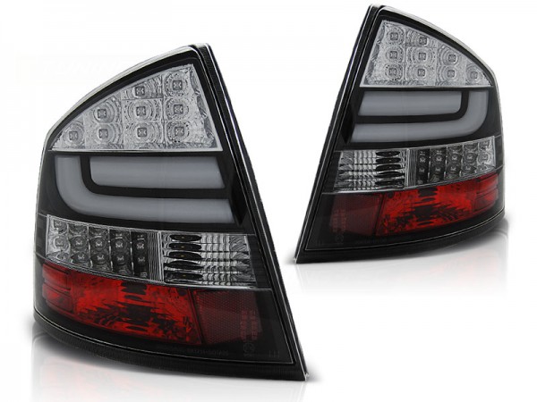 LED Lightbar Rückleuchten für Skoda Octavia 2 (1Z) Limo Bj. 04-13 Schwarz