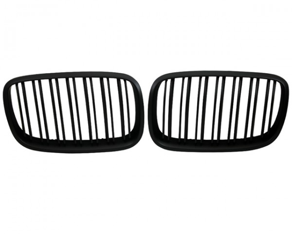 Kühlergrill Frontgrill für BMW X5 E70 X6 E71 Bj. 2006-2014 Schwarz Doppelsteg