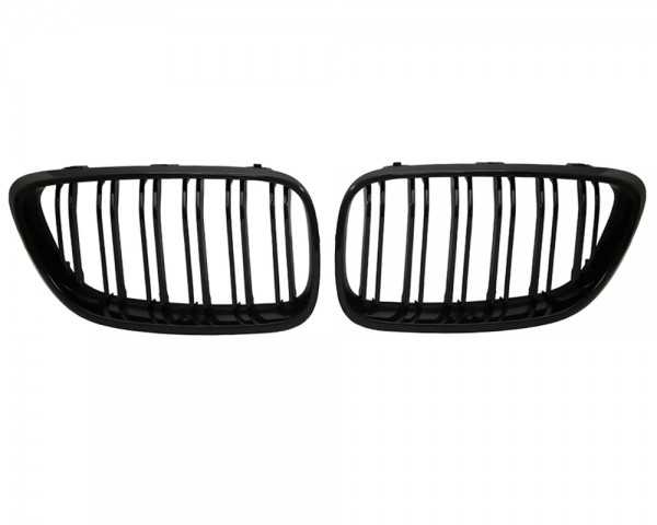 Nieren Kühlergrill für 2er BMW F22 F23 Bj. 2013- Schwarz Doppelsteg Klavierlack