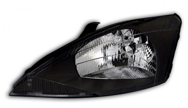 Scheinwerfer Klarglas für Ford Focus MK1 Bj. 98-01 Schwarz