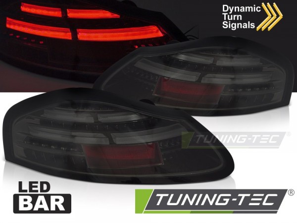 Voll LED Lightbar Rückleuchten für Porsche Boxster 986 Bj. 96-04 Smoke