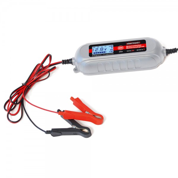 Dino KRAFTPAKET Batterieladegerät mit Batterietester 6V/12V 4A KFZ Auto Motorrad