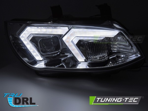 Voll LED Scheinwerfer Tagfahrlicht für BMW E92 E93 ohne AFS Bj. 10-13 Chrom