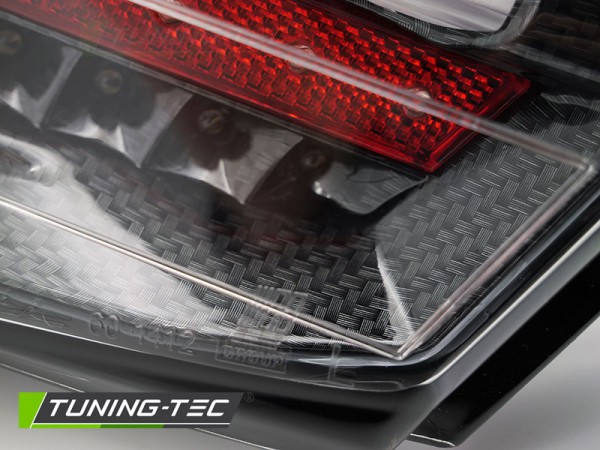 LED Lightbar Rückleuchten für Toyota GT86 Bj. 12-21 Schwarz Carbon dynamischer Blinker