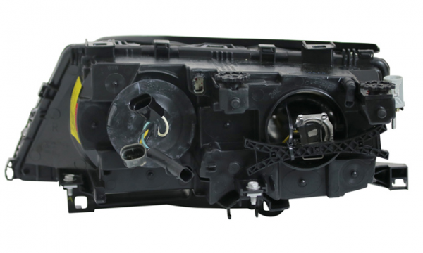 Scheinwerfer LED Angel Eyes für BMW 3er E46 Limo Touring Bj. 01-05 Schwarz